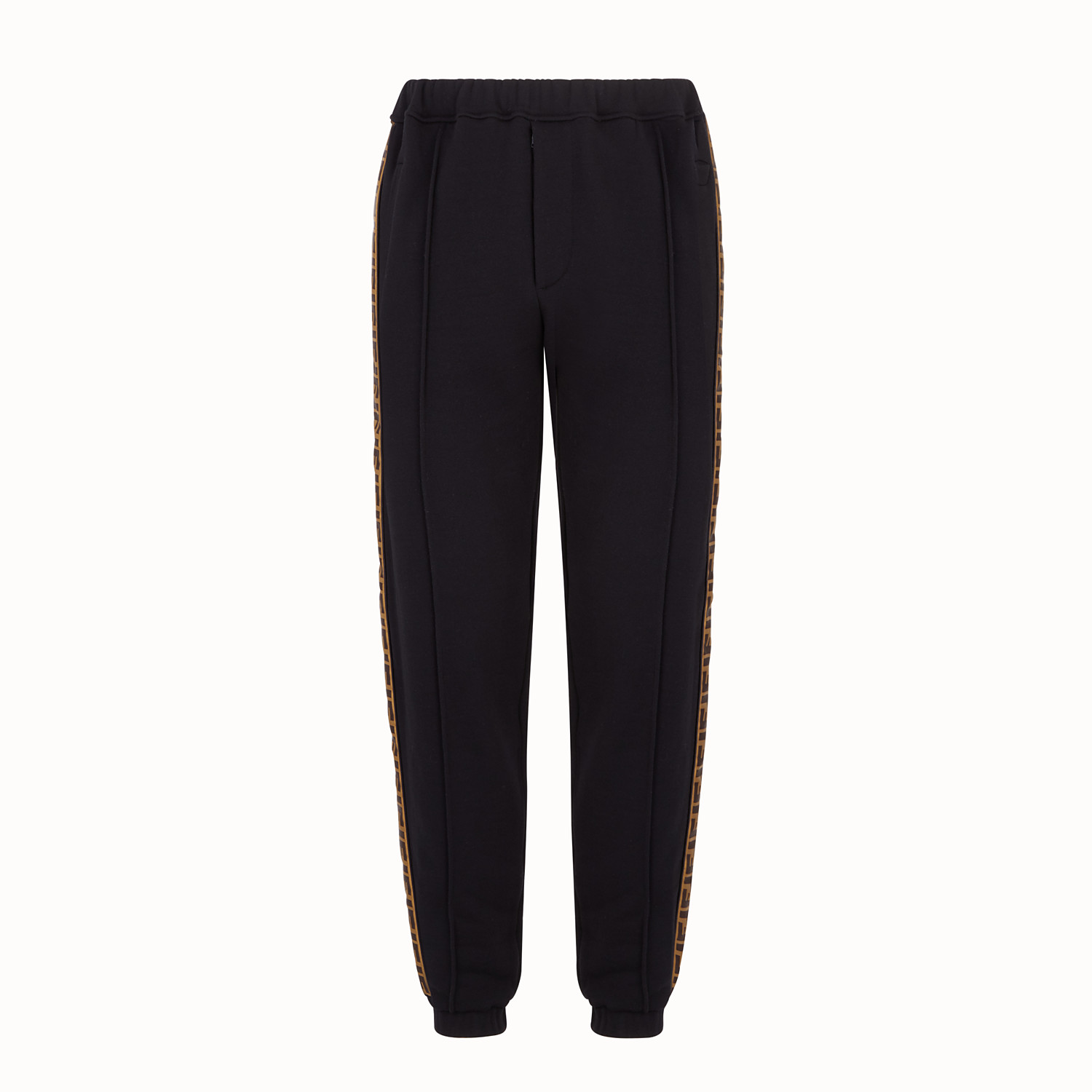Fendi FF Black Cashmere, Wool And Cotton Tracksuit - Rogue