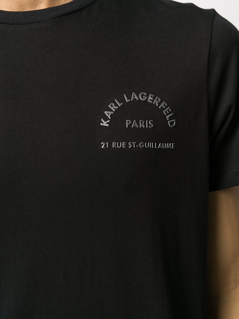 Karl Lagerfeld Black/Silver T-Shirt - Rogue