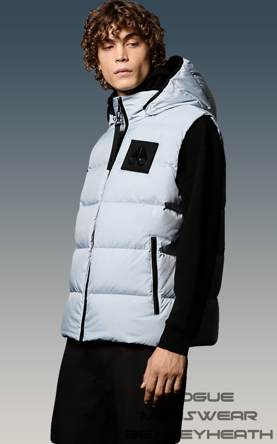 Moose Knuckles Montrose Vest In Iceberg - Rogue Menswear