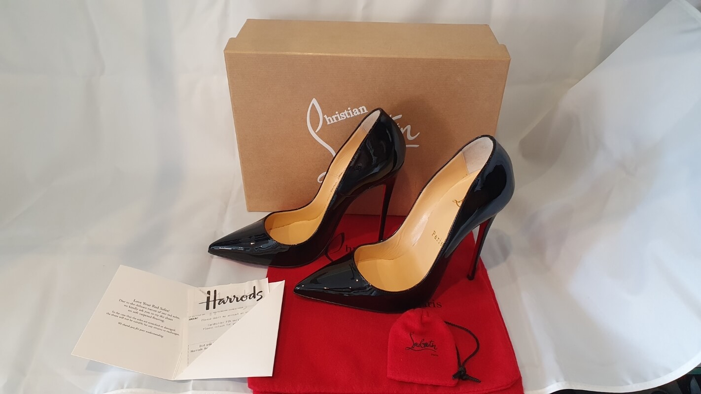 Pre Loved;Christian Louboutin So Kate 120 In Patent - Rogue Menswear